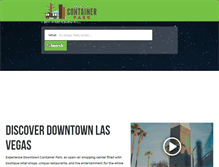 Tablet Screenshot of downtowncontainerpark.com